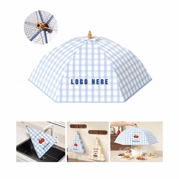 Custom Large Foldable Aluminum Insulated Food Cover — Temperature Retention Dome