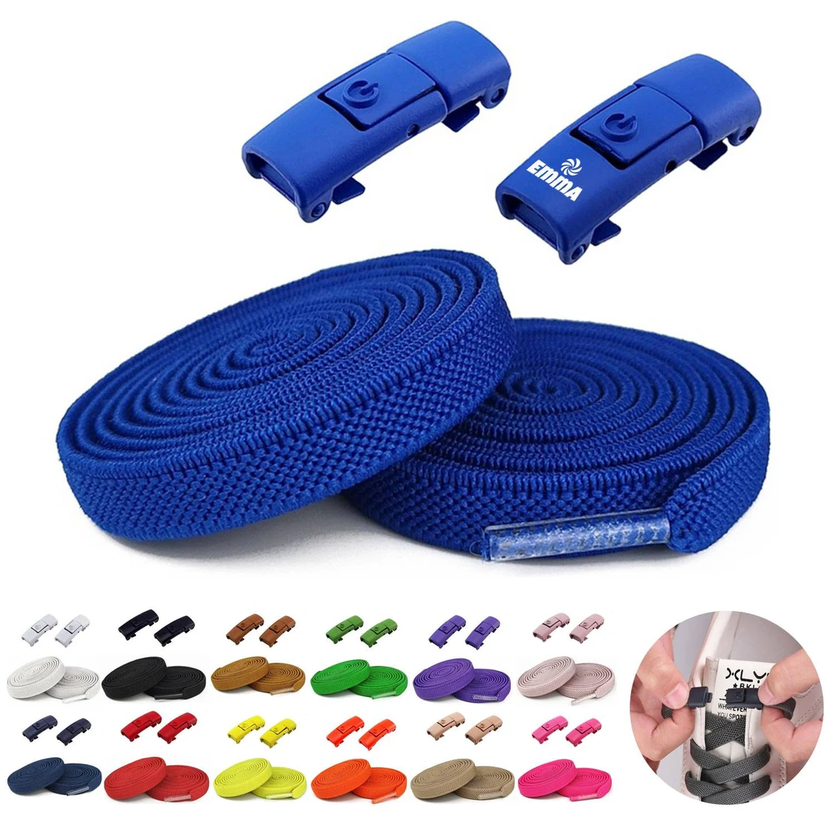Elastic No Tie Shoelaces 1