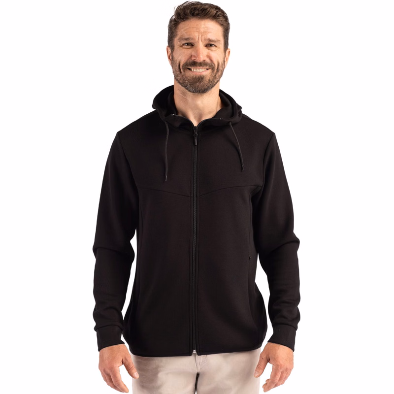 Clique Haven Recycled Mens Full Zip Hooded Sweatshirt