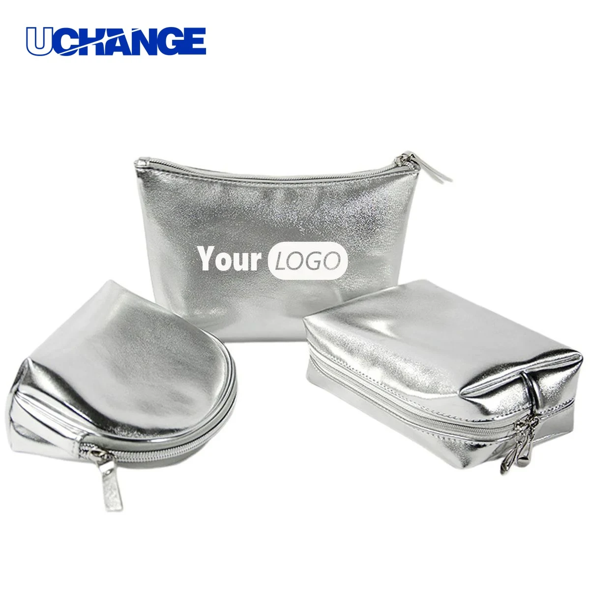 Travel Silver Waterproof Portable Cosmetic Bag Organizer 1