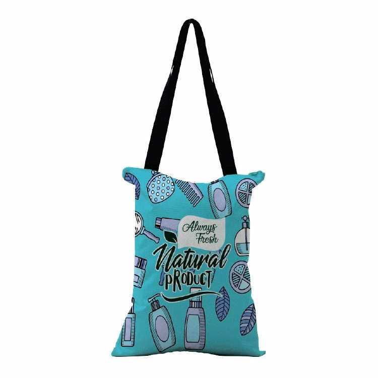 Simple Zippered Tote Bag- Full Color-Sewn in the USA