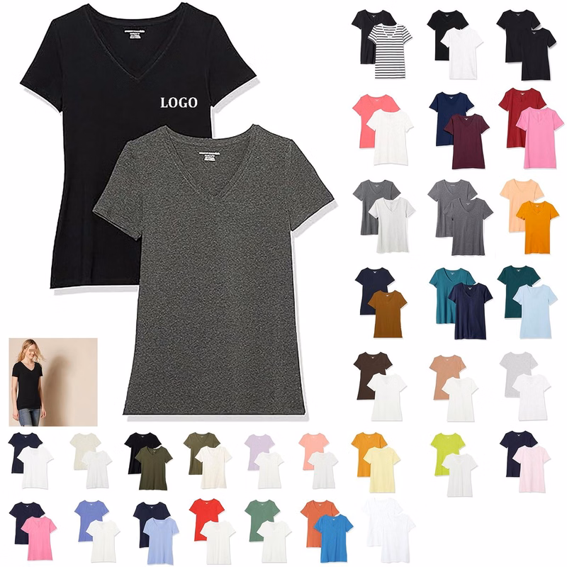 Women's Classic V Neck T Shirt