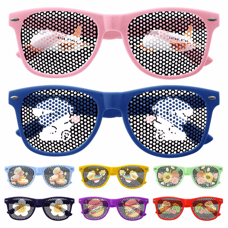 Vintage Small Hole Shade Glasses
