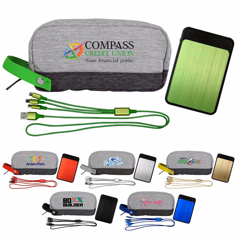 Bay Vivid Power Bank Cable Gift Set