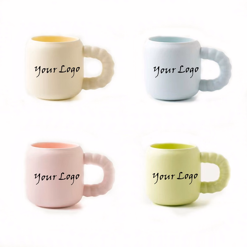 Coffee Mug With Spoon And Lid