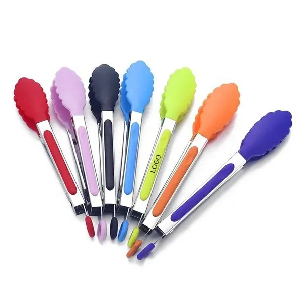 7-Inch Mini Nylon Food Tongs with Small Kitchen Utensil 1