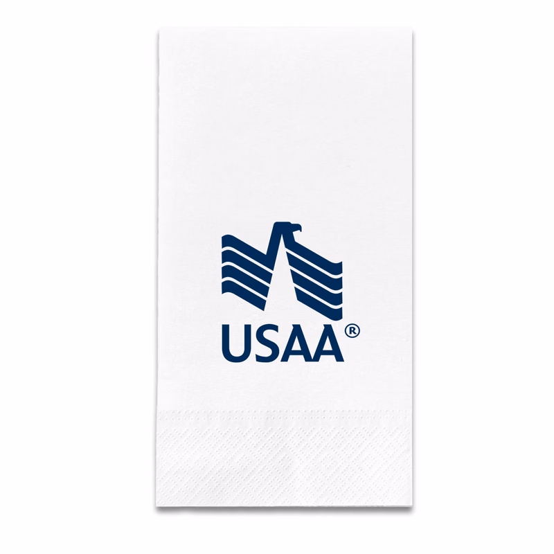 3-Ply White Hand Towel