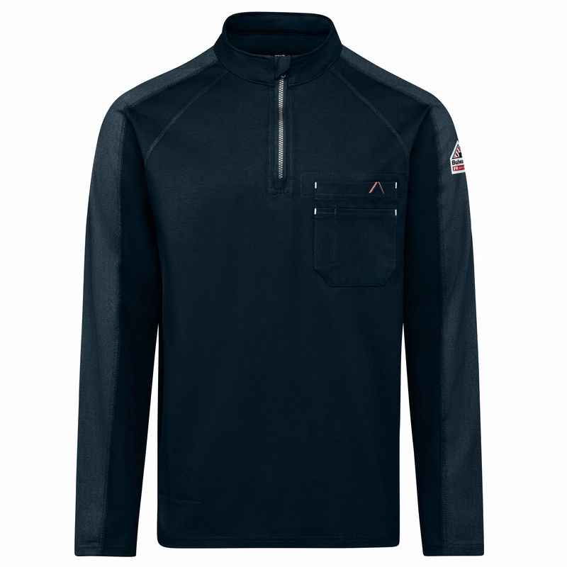 Bulwark® Men's 1/4 Zip Flex Knit