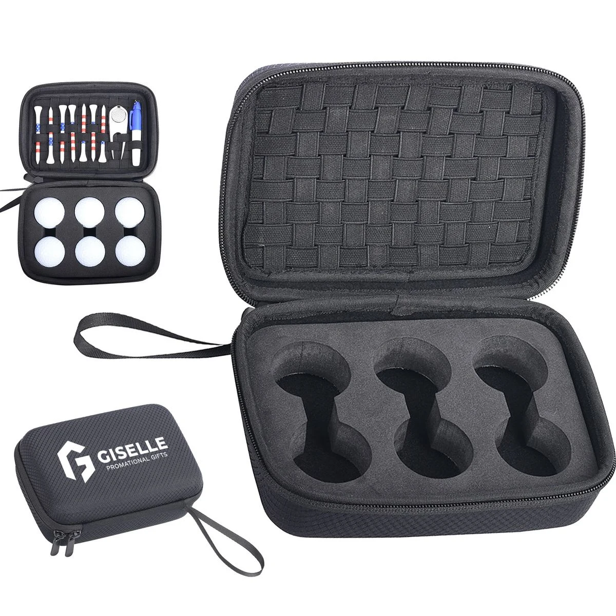 Multifunction Hard-Shell Golf Accessory Organizer Case 1