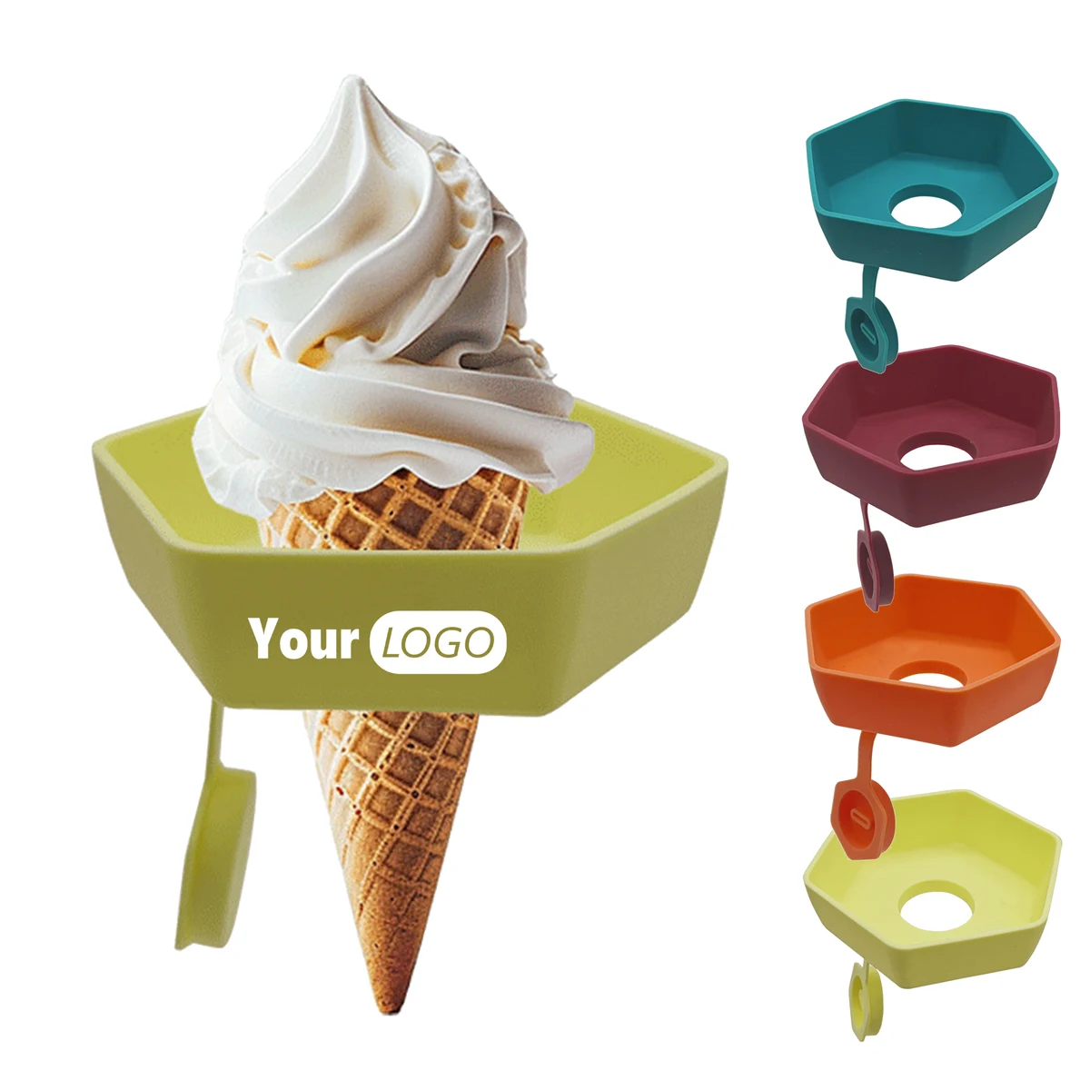 Silicone Ice Cream Cone Holder 1