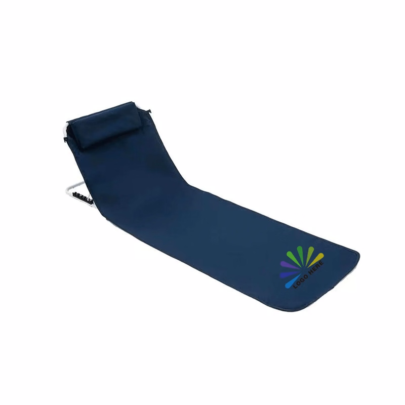 Full Color Portable Folding Beach Lounger MOQ 20 PCS