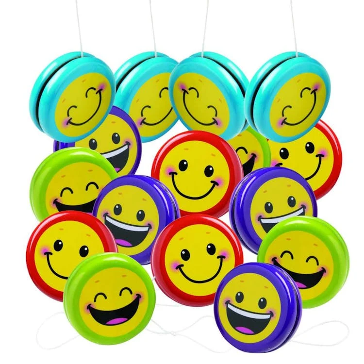 Metal Smile Face Yo-Yos 2" - Assorted 1