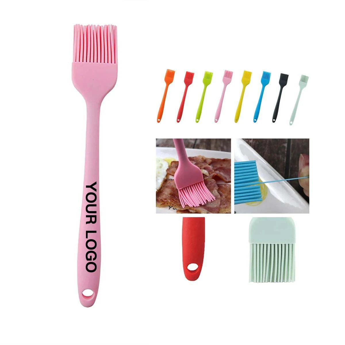 Heat Resistant Silicone BBQ Brush for Cooking and Baking 1