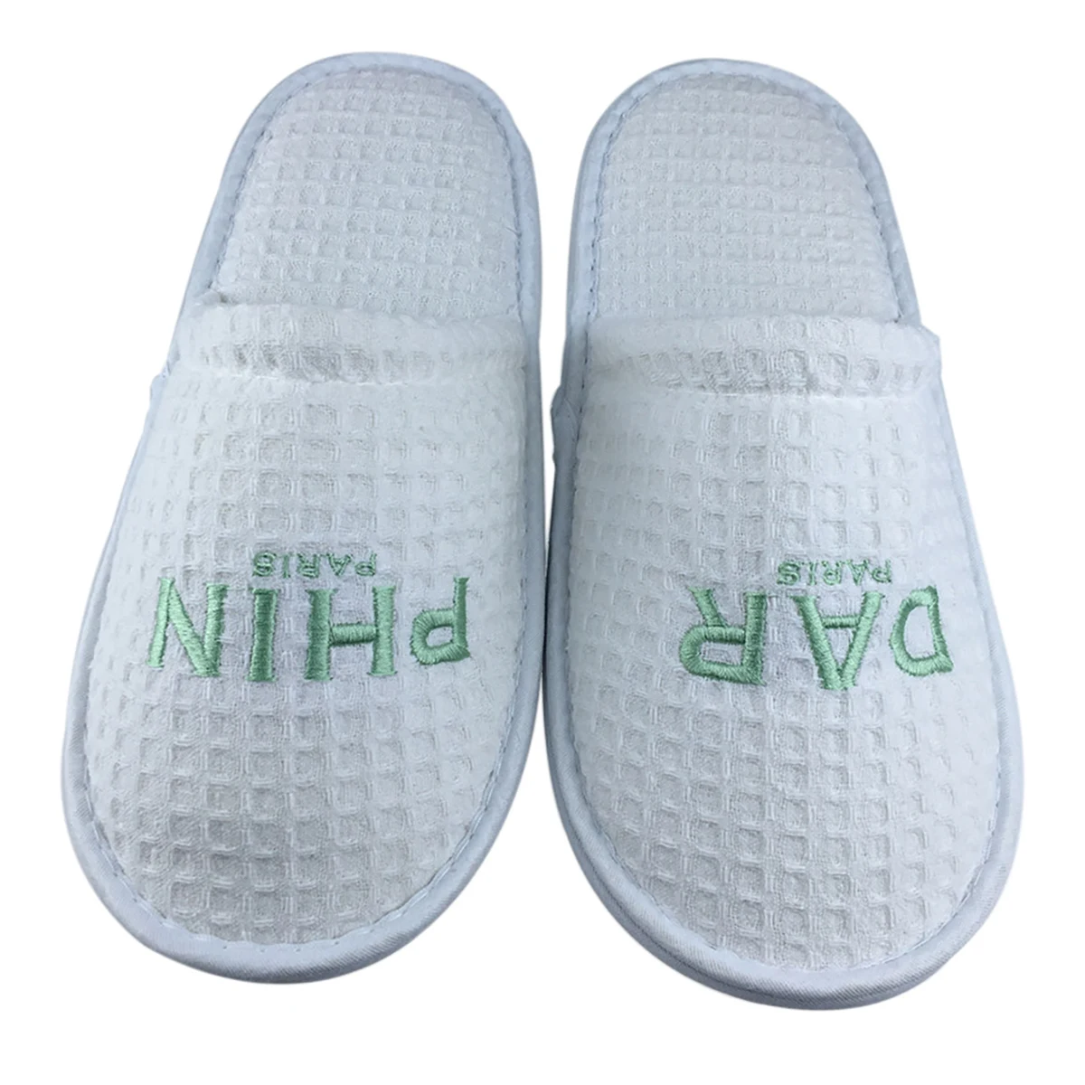 Waffle Pattern Non-Slip Hotel Slipper 1