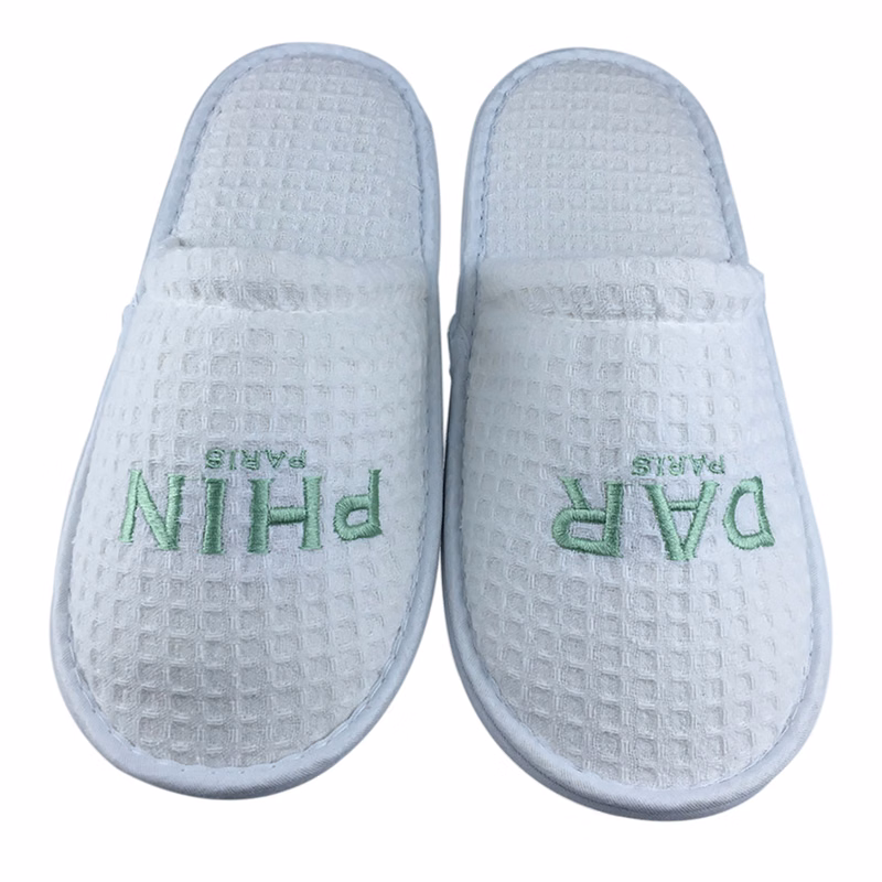 Waffle Pattern Non-Slip Hotel Slipper