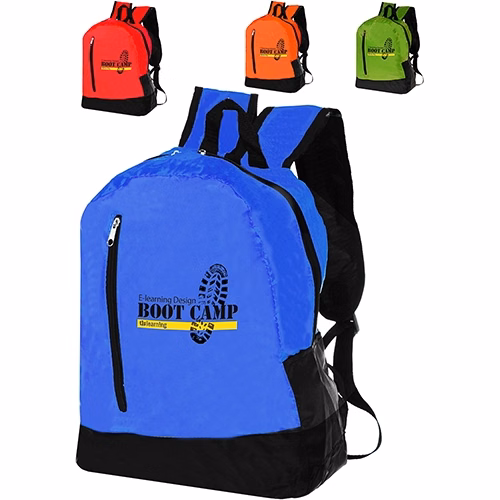 Quick Zip Backpack - 12" W x 15" H