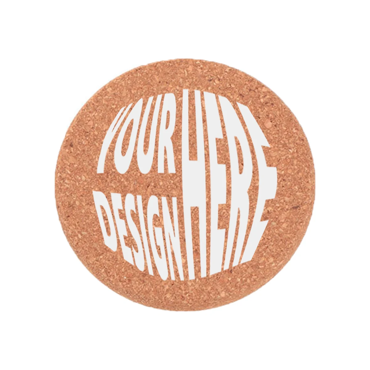 Elegant Cork Coaster Set 1