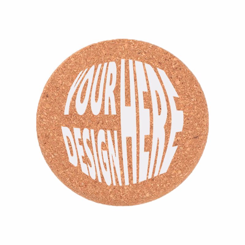 Elegant Cork Coaster Set