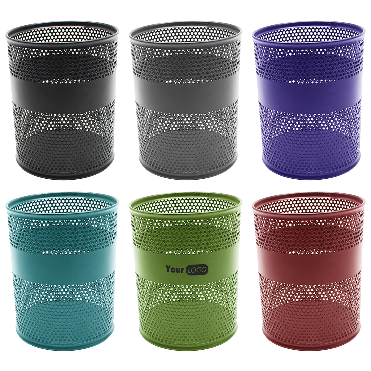 Metal Sturdy Mesh Pencil Holder 1