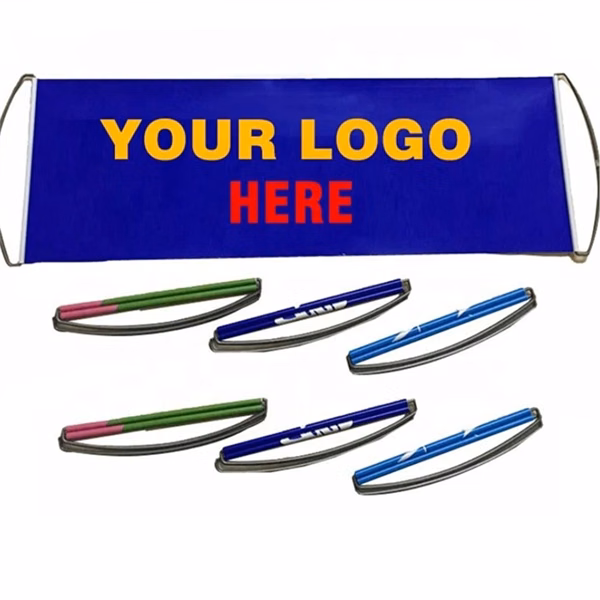 Custom Hand Held Advertising Banner MOQ100