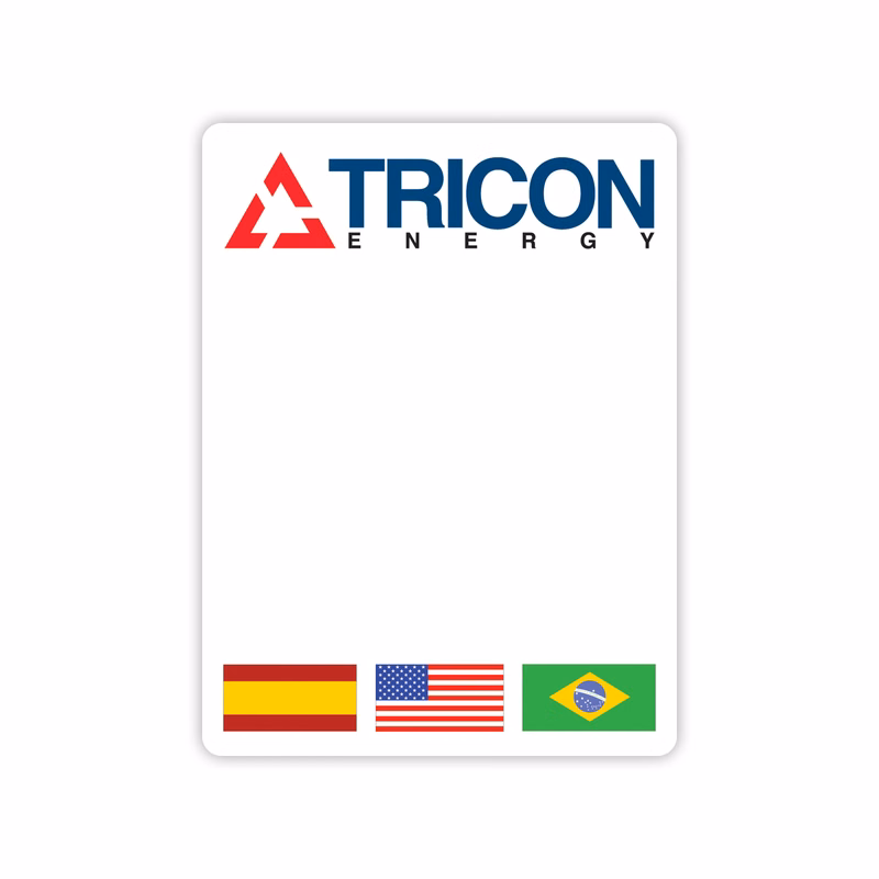Deluxe Name Badge Custom UV Inkjet (11-15 Square Inches)