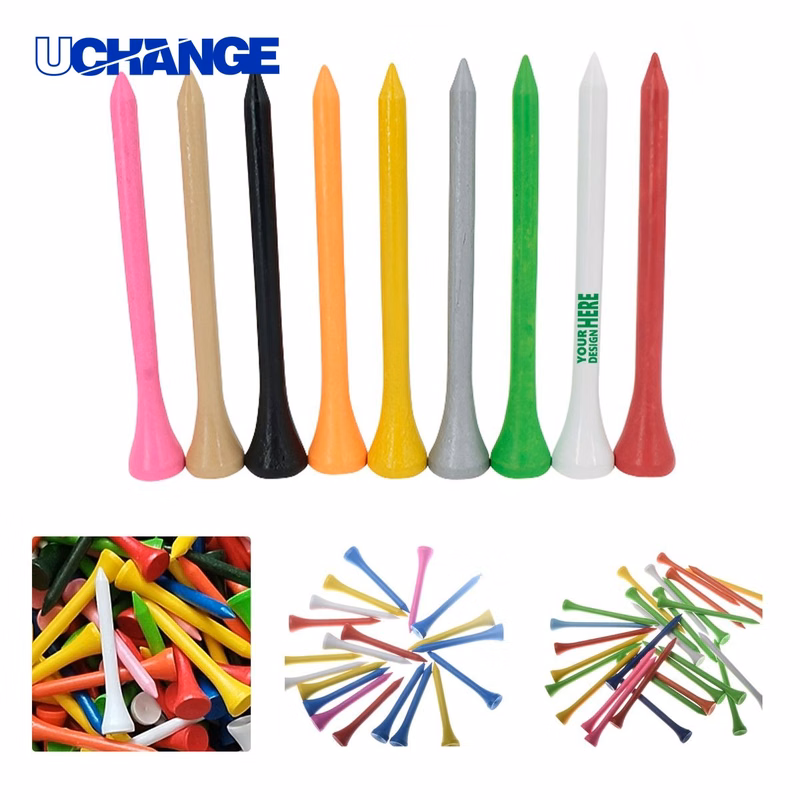 Custom Colorful Wooden Golf Tees for Promotions