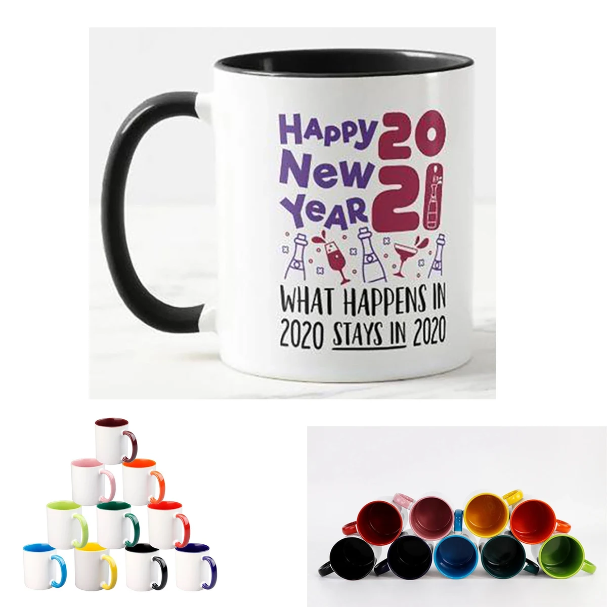 11oz Colored Stoneware Mug 1