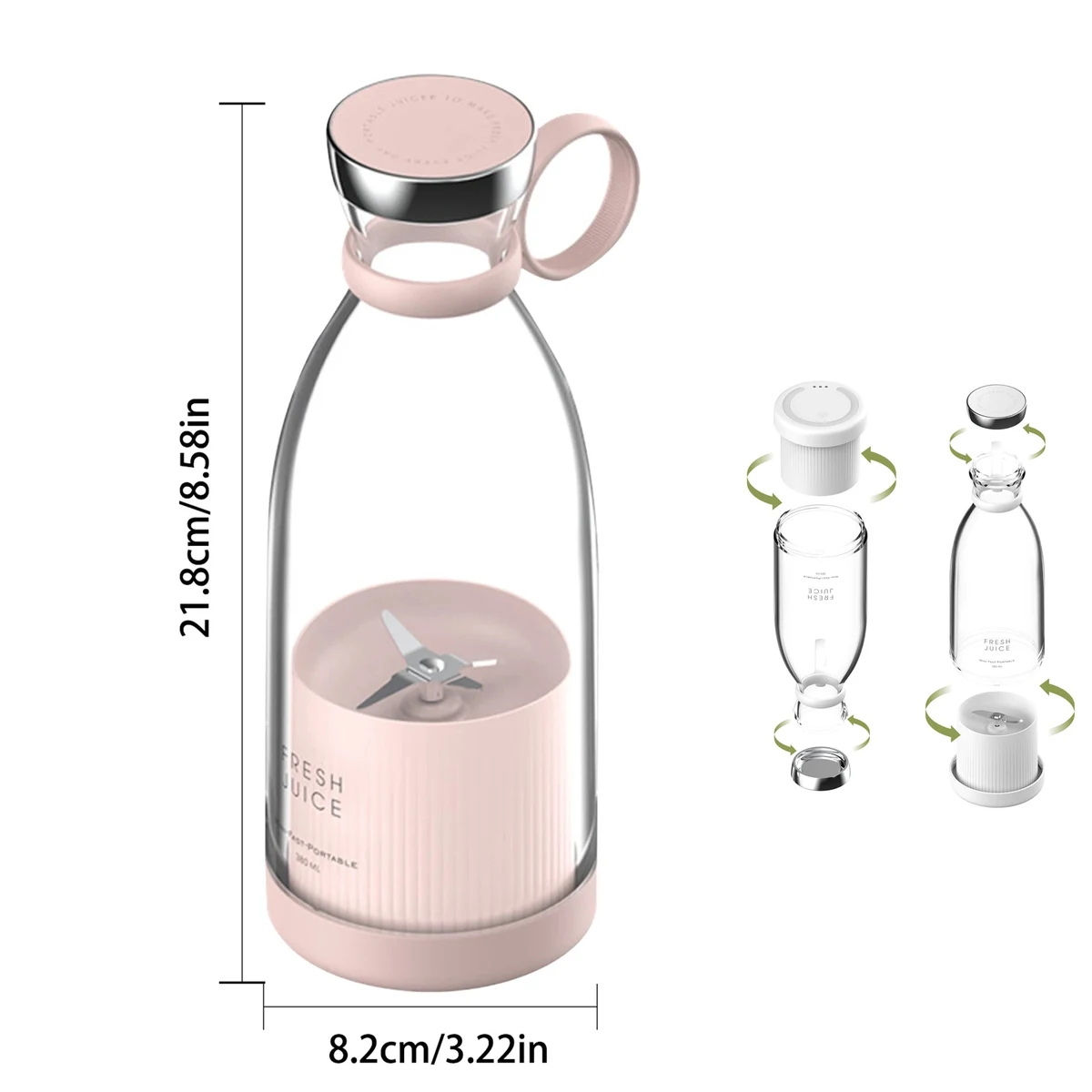12 oz Portable Electric Juicer Blender 1