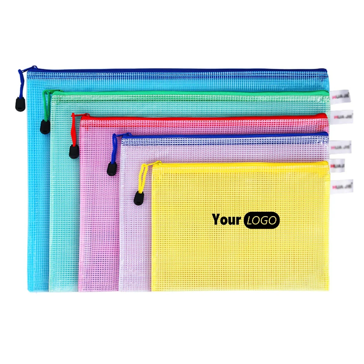 Portable Waterproof Plastic document storage bag file folder 1