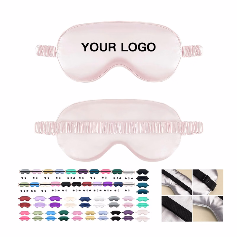 Adjustable Strap Eye Mask Satin Material