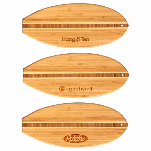 Lil' Surfer Bamboo Cutting Board