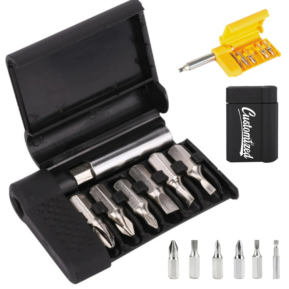 Mini 7 Piece Screwdriver Bit Set 1