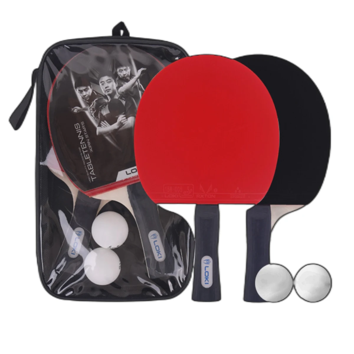 Portable Ping Pong Paddles Set (direct import) 1
