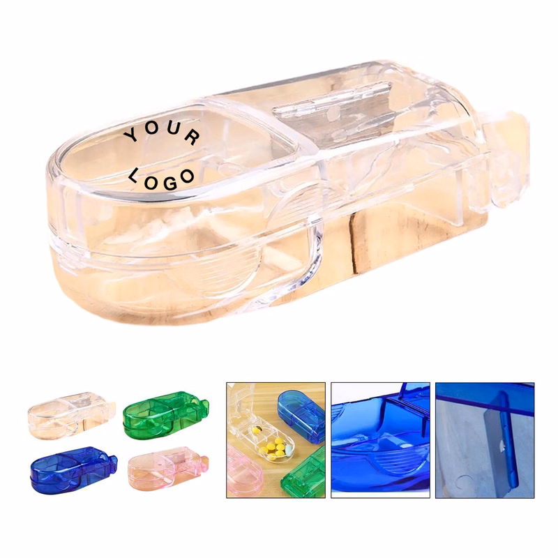 Plastic Pill Splitter Compact Safety Design