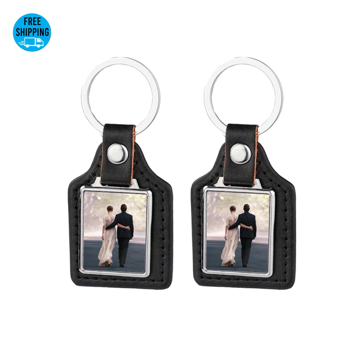Vegan Leather Car Keychain 1