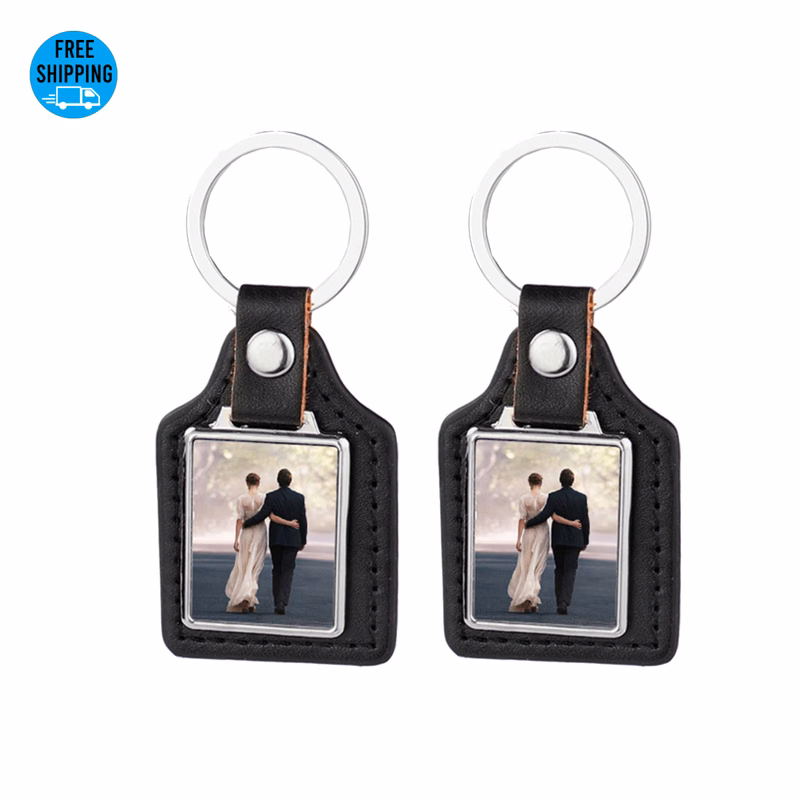 Vegan Leather Car Keychain