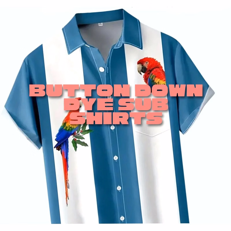 Button Down Dye Sub Shirts