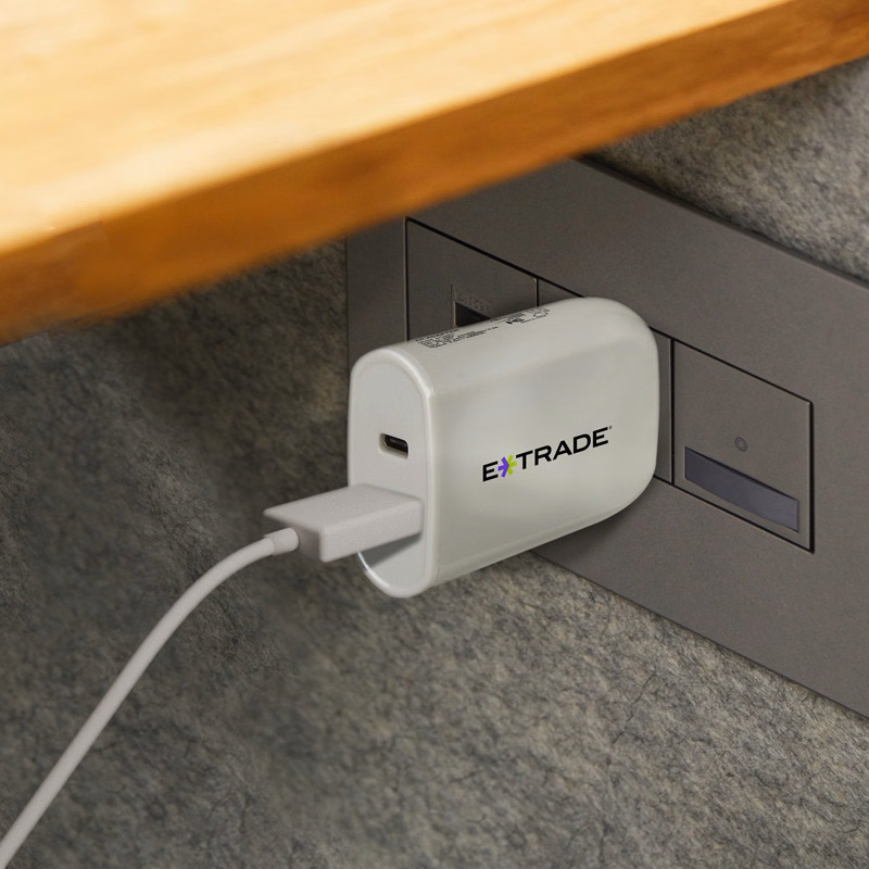 UL Listed Dual Wall Charger with Type-C
