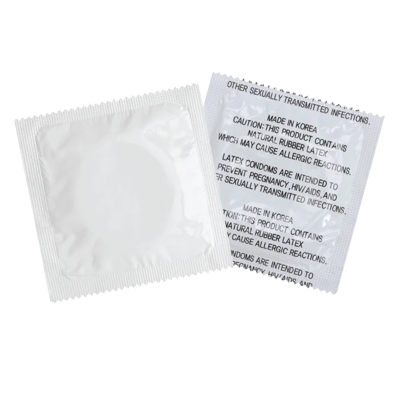 Individual Blank Condom 1