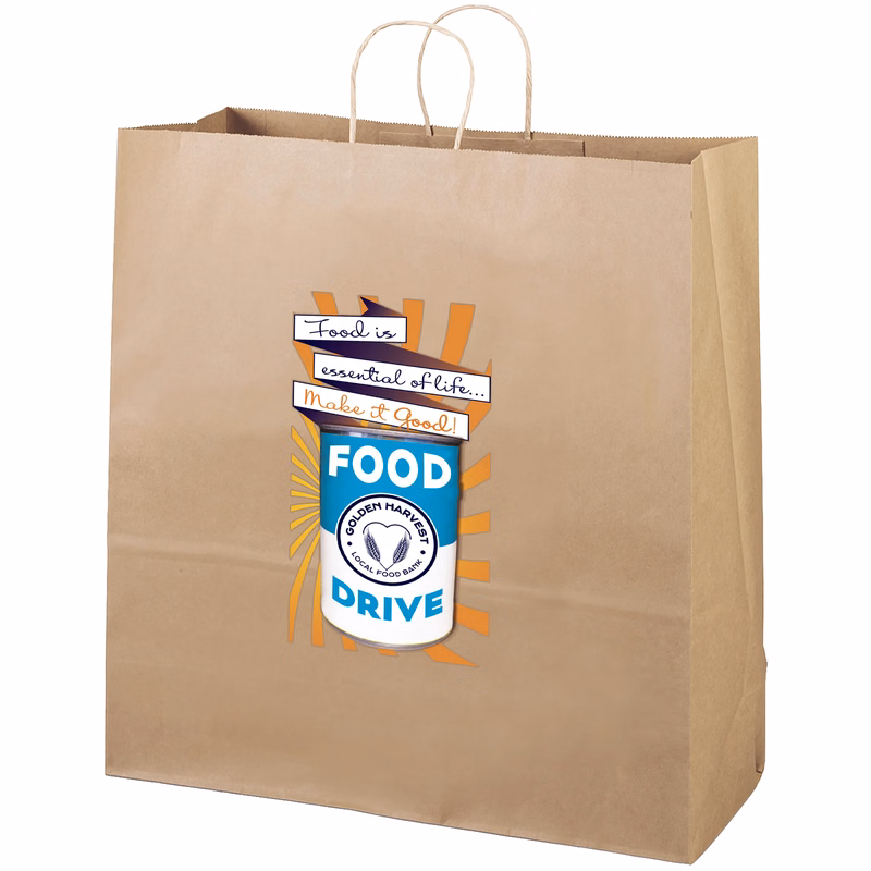Eco Duke - Kraft-Brown Shopper - ColorVista