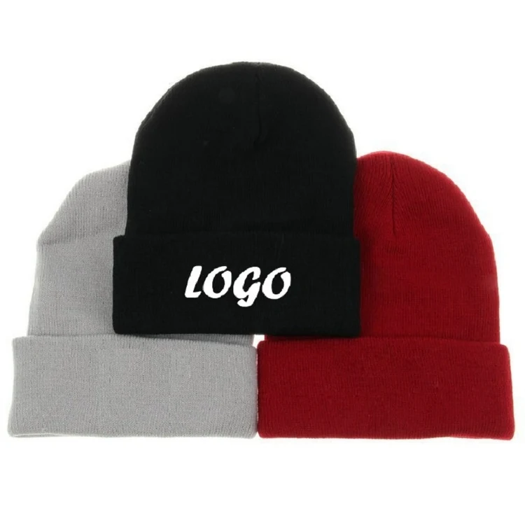 Knitt Beanie Cap With Cuff 1
