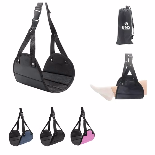 Adjustable Foot Hammock for Airplane Travel Accessories