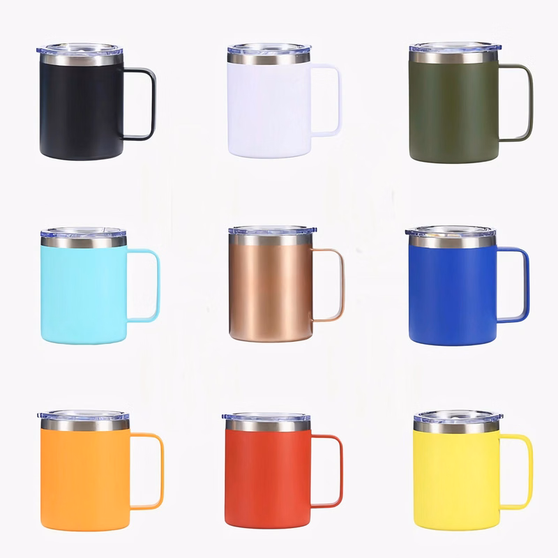 12oz Double Wall Stainless Steel Camping Mug
