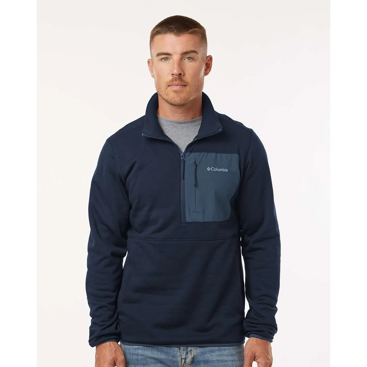 Men's Columbia Hike™ II Half-Zip Pullover - 209760, custom hoodie or sweatshirt with logo imprint 1