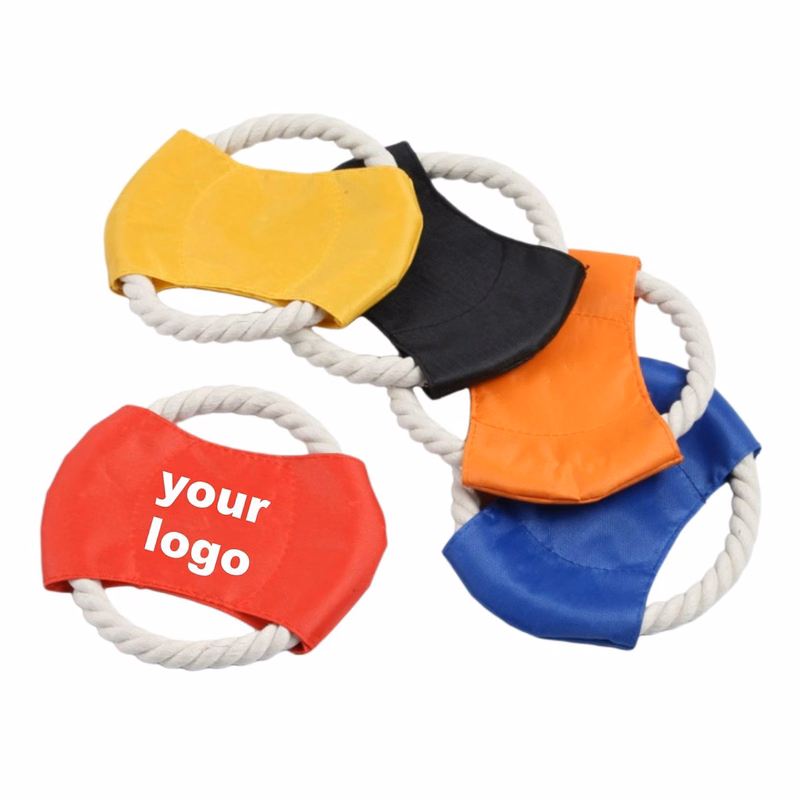 Durable Cotton Rope Dog Chew Disc Toy
