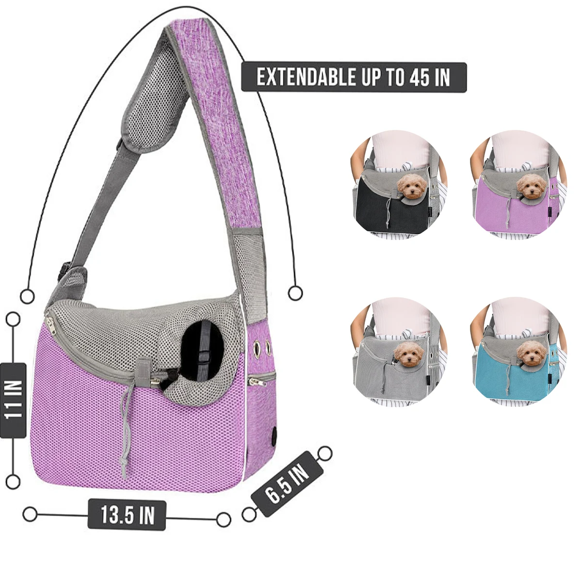Small Dog Sling Carrier 1