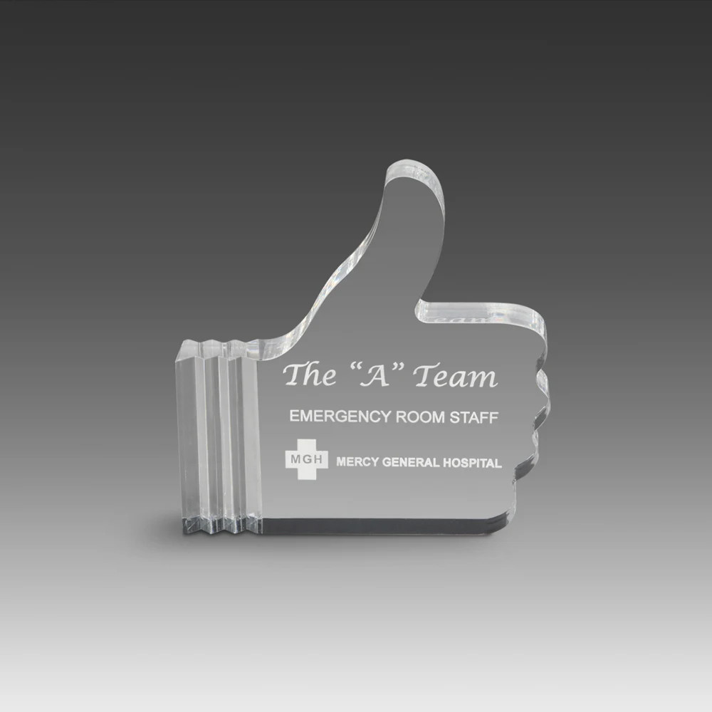 Thumbs Up Paperweight 1