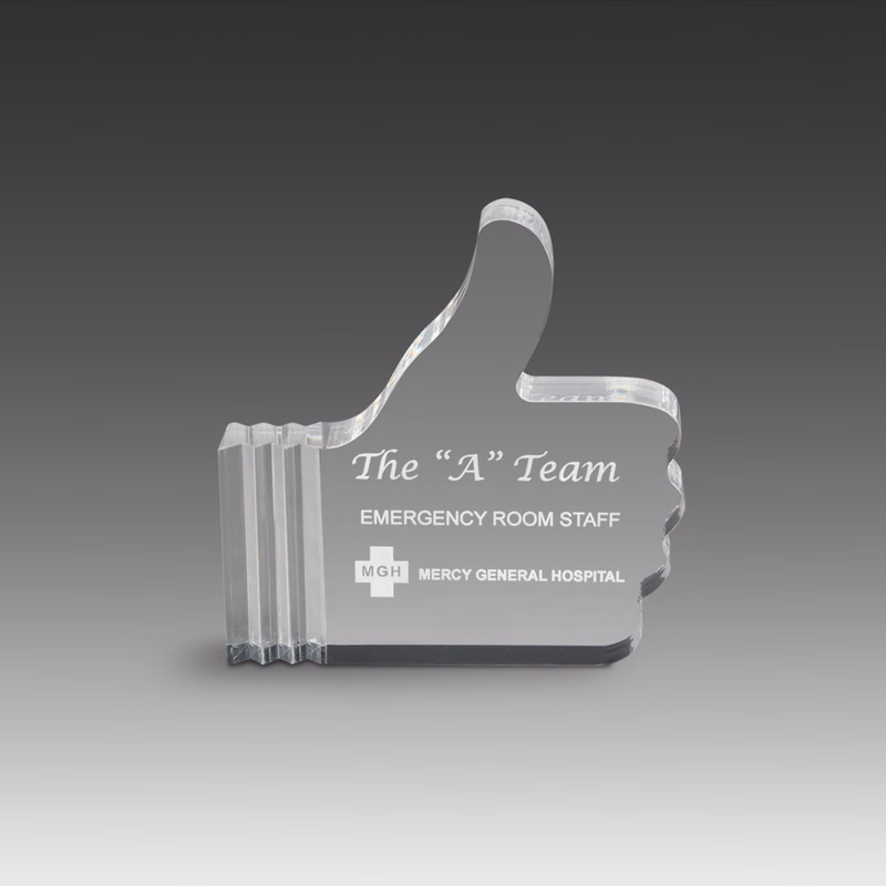 Thumbs Up Paperweight