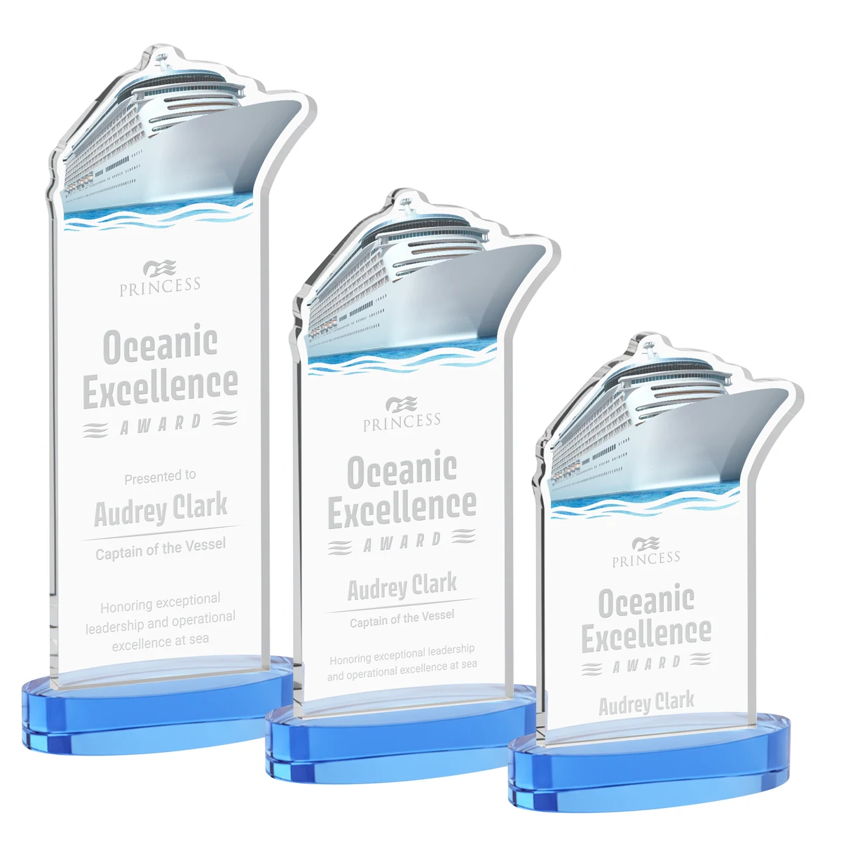 Voyager Award on Alberton Base - Sky Blue 1