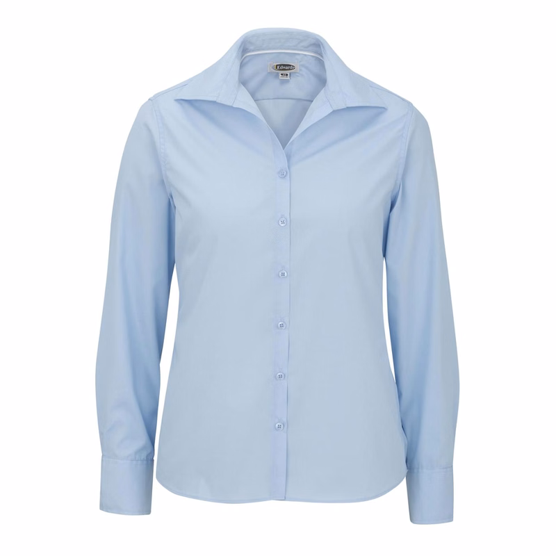 Lightweight Poplin Long Sleeve Ladies Shirt
